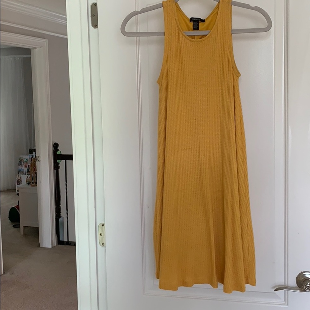Mustard yellow dress